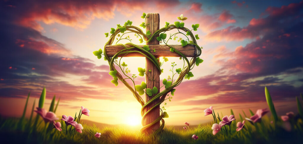 cross and heart